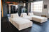 Kawola Sofa Modulsofa Cord WIOLO Soft cremeweiß 5 Module 5 Rückenkissen