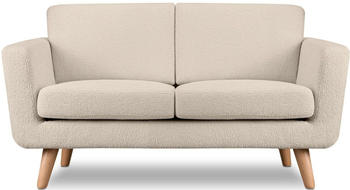 Konsimo Schlafsofa mit Armlehnen TAGIO Creme Scandinavian 153x80x84 cm
