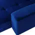 Mendler Ecksofa MCW-J54 3-Sitzer L-Form Liegefläche links/Rechts 295cm Samt blau