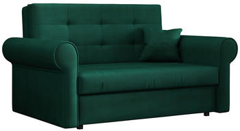 Mirjan24 2er-Sitzer Schlafsofa Viva Silver II Stilvoll mit Bettkasten/Schlaffunktion (Kronos 19)