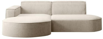 Kaiser M&ouml;bel Ecksofa Designer MODENA STUDIO Dicker cord Poso Beige Links