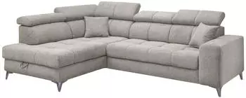 ED EXCITING DESIGN Ecksofa Sydney 282x86x198 cm Ottomane links beige (63716132-0)