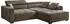 Jockenhöfer Ecksofa GRUPPE Severino im Big-Sofa-Style 283x123 cm Cord Ottomane grau (dunkelgrau) Eck rechtslinks montierbar Wellenfederung (14648723-0)