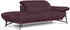 Egoitaliano Ottomane Anais 179x74x106 cm Luxus-Microfaser Ottomane links Armlehne rechts lila (plum) Ottomanen inkl. verstellbarer (73207602-0)