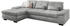 DIE PLANBAR Ecksofa MP-IN16012 309x85x195 cm Chenille Ottomane links silberfarben (silver) Eck Federkern-Polsterung (35003851-0)