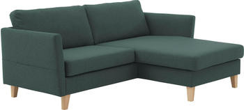 Atlantic Home Collection Ecksofa Mailo 204 cm Feinstruktur Recamiere gr&uuml;n Eck Seitentaschen Recamiere (98652715-0)