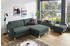 Atlantic Home Collection Ecksofa Mailo 204 cm Feinstruktur Recamiere grün Eck Seitentaschen Recamiere (98652715-0)