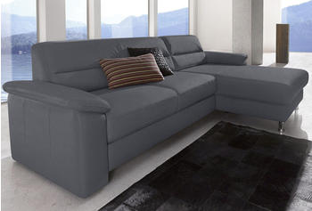 sit&more Ecksofa Ascara 251x85x165 cm Luxus-Microfaser ALTARA NUBUCK Recamiere rechts ohne Bettfunktion grau (dunkelgrau) Boxspring (43182334-0)