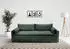INOSIGN Schlafsofa Andrea 218x96 cm Cord grün Einzel Boxspringaufbau Bettfunktion & Bettkasten Dauerschlafsofa (63558931-0)