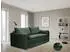 INOSIGN Schlafsofa Andrea 218x96 cm Cord grün Einzel Boxspringaufbau Bettfunktion & Bettkasten Dauerschlafsofa (63558931-0)