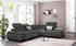 Home Affaire Ecksofa Alberto 272x73x226 cm Luxus-Microfaser ALTARA NUBUCK Ottomane rechts ohne Bettfunktion grau (graphit) Eck Ottomane inkl. (22414827-0)