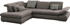 set one by Musterring Ecksofa SO 4100 291x80x226 cm Luxus-Microfaser Euphoria Ottomane links ohne Funktion braun (schlamm 14) (18893541-0)