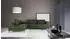 Trendmanufaktur Ecksofa Luzi 264x80x203 cm Velourstoff fein Ottomane links ohne Bettkasten grün (rain forest) (92845643-0)
