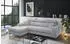 ED EXCITING DESIGN Ecksofa Sydney 268x86x172 cm Webstoff Recamiere links inkl. Bettkasten Schalffunktion-inkl. Schlaffunktion grau (hellgrau) (47469541-0)