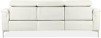 OTTO home 3-Sitzer "LUND,Lederoptik, 222 cm, man. o. elektr. Relaxfunktion in 2