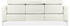 Places of Style 3-Sitzer Lund USB KT-Verstellung 222x97x100 cm Kunstleder beige (creme) 3-Sitzer 2 en Echtleder Kunstleder Webstoff (47572310-0)