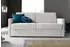 Places of Style Schlafsofa GOLDPOINT 182cm Dauerschläfer 140/200 cm 182x85x100 cm Luxus-Microfaser weich grau (hellgrau) Einzel 3-Sitzer Bettfunktion (76935220-0)