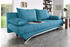 Jockenhöfer Schlafsofa GRUPPE Nancy 190x81x81 cm Luxus-Microfaser ALCATOP blau (petrol) Einzel lose Rückenkissen (62202317-0)