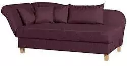 Max Winzer Recamiere mit Armteil links klappbar Selma - burgund - red (2917-6310-1652335-F01)