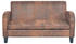 vidaXL Sofa-Set 2-tlg. Kunstleder in Wildleder-Optik Braun (275226)