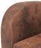 vidaXL Sofa-Set 2-tlg. Kunstleder in Wildleder-Optik Braun (275226)