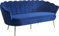 SalesFever 3-Sitzer "Clam Komfortsofa" Extravagantes Muscheldesign: 180 cm Breite