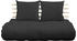 Karup Design SHIN SANO Schlafsofa clear/dark grey 140x95x75 cm / 200x140x75 cm