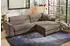 Jockenhöfer Ecksofa GRUPPE Double One 288x105 cm Cord Ottomane beidseitig mit Relaxfunktion grau (taube) (73038046-0)