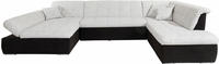 DOMO collection Wohnlandschaft "MORIC 353x216x80 cm, mit viel Platz, U-Form,...