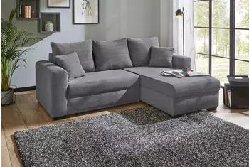 Jockenh&ouml;fer Ecksofa GRUPPE Elmau 235x90 cm Cord Ottomane beidseitig grau (27685368-0)