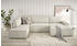 Home Affaire Wohnlandschaft SHERWOOD XXL 329 cm Schlafsofa U-Form 329x85x195 cm Cord Recamiere rechts beige (hellbeige) (52140548-0)