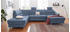 sit&more Wohnlandschaft Cardoso 324x90x90 cm Luxus-Microfaser ALTARA NUBUCK Recamiere rechts mit Rela xfunktion-mit Bettfunktion blau (88876763-0)