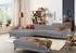 Willi Schillig Ecksofa piedroo 343x70x193 cm Chenille-Flachgewebe R66 Longchair links mit Kopfteilverstellung-ohne Sitztiefenverstellung grau (dolphin r66) (67535445-0)