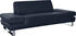 Willi Schillig 2-Sitzer taboo 202x76x101 cm Longlife Xtra-Leder Z59 mit Armlehnenverstellung blau (blau z59) (14267002-0)