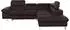 Cotta Collection Ecksofa COTTA Driver 268x73x214 cm Leder BEEFY Ottomane rechts mit Kopfteilverstellung-ohne Bettfunktion und Bettkasten braun (brown) Leder- (88667349-0)