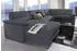 sit&more Wohnlandschaft Ascara 312x85x204 cm Luxus-Microfaser ALTARA NUBUCK Recamiere links mit Bettfunktion grau (dunkelgrau) (83531333-0)