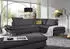 Willi Schillig Ecksofa taoo 296x84x242 cm Longlife fabric Velourgewebe S41 Ottomane rechts mit Kopfteilverstellung-mit Sitztiefenverstellung grau (dolphin s41) (67840933-0)