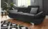 Cotta Collection 2-Sitzer COTTA Enterprise 214x72x105 cm Struktur mit Kopfteilverstellung-mit Armteilverstellung schwarz (98102220-0)