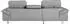 Cotta Collection Ecksofa COTTA Driver 268x73x169 cm Leder BEEFY Recamiere links mit Kopfteilverstellung-ohne Bettfunktion und Bettkasten grau (argent) Leder- (29877054-0)