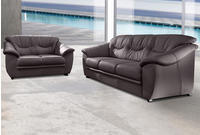 sit&more Polstergarnitur "Top Savona" NaturLEDER (2-tlg), bestehend aus je...