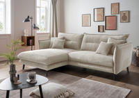 Home affaire Ecksofa "Lazio modern und bequem, schmale Armlehnen, tolle