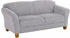 Home Affaire 3-Sitzer Gotland 192x84x89 cm Luxus-Microfaser grau