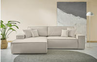 OTTO home Ecksofa "FINNLEY, L-Form 257 cm, Schlafsofa" mit Bettkasten, in...