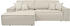 andas Ecksofa Finnley Schlafsofa 267 cm Bouclé Struktur fein 267x85x167 cm Struktur fein Recamiere links beige (creme) (12759739-0)