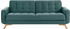 exxpo 3-Sitzer-Sofa Fashion Fiord 222x87x89 cm Webvelours, ohne Bettfunktion-ohne Bettkasten, braun (pine) (62022737-0)