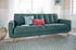 exxpo 3-Sitzer-Sofa Fashion Fiord 222x87x89 cm Webvelours, ohne Bettfunktion-ohne Bettkasten, braun (pine) (62022737-0)