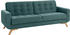 exxpo 3-Sitzer-Sofa Fashion Fiord 222x87x89 cm Webvelours, ohne Bettfunktion-ohne Bettkasten, braun (pine) (62022737-0)