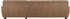 Home Affaire Ecksofa Nika 277x84x84 cm Microfaser PRIMABELLE Recamiere rechts ohne Bettfunktion braun (café) (53840254-0)