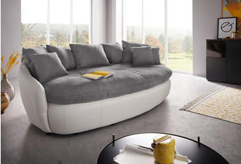 INOSIGN Big-Sofa Aruba 238x79x140 cm Microfaser-FeinStruktur weiß (anthracite, weiß) XXL Sofas (47955655-0)