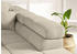 INOSIGN Ecksofa Ancona 319x70x215 cm FeinCord Recamiere rechts ohne Sitztiefenverstellung, beige (sand) (28656958-0)